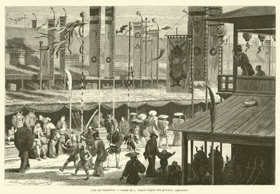 Banner Festival (engraving) by French School