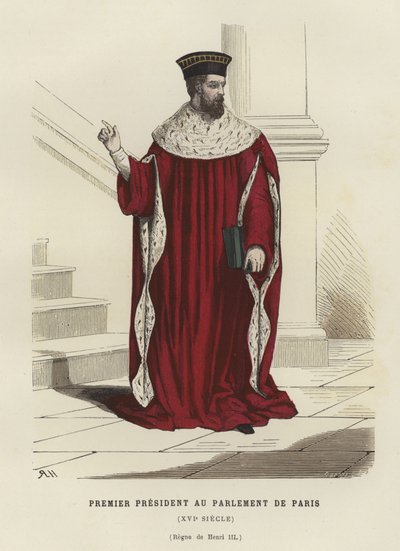 First President of the Parlement of Paris, 16th Century by French School