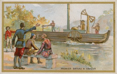 First steamboat by French School