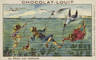 Fishing for Seagulls in the Year 2000 by French School