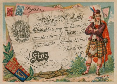 Five Pound Note by French School
