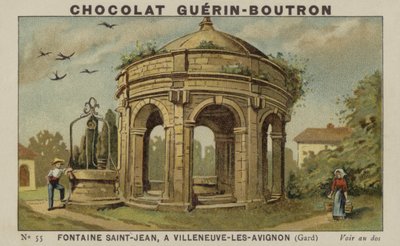 Saint-Jean Fountain, Villeneuve-les-Avignon, Gard by French School