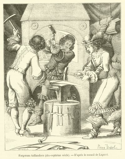 Blacksmiths, Seventeenth Century by French School