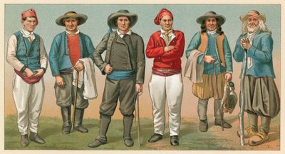 French Costume by French School