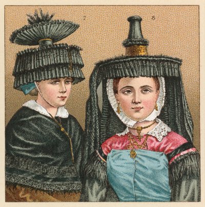 France XIXth Cent Costume by French School