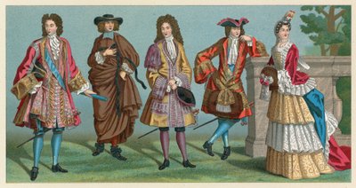 France XVII-XVIIIth Century Costume by French School