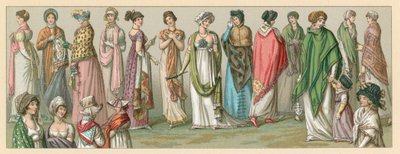 France XVIIIth-XIXth Cent Costume by French School