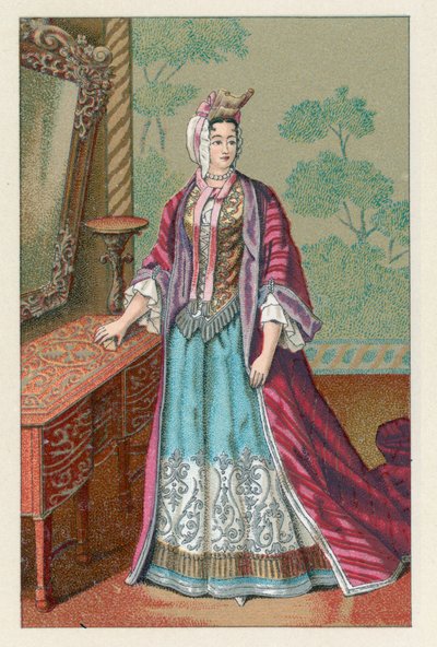 France XVIIth Cent Costume by French School