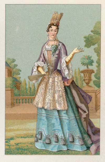 France XVIIth Cent Costume by French School