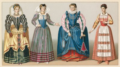 France XVIth Cent Costume by French School
