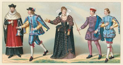 France 16th Century Costume by French School