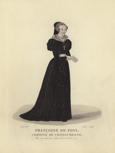 Francoise de Foix, Countess of Chateaubriand by French School