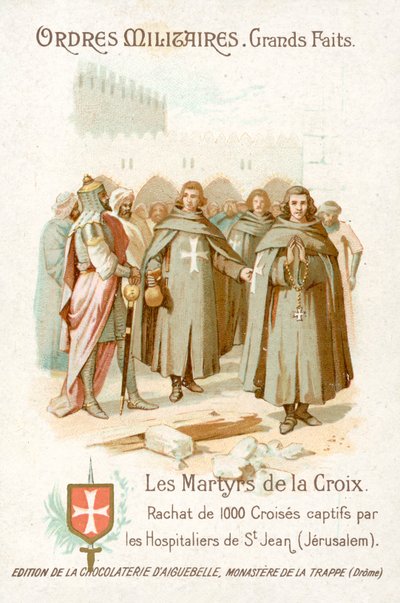 Freeing of 1000 Captured Crusaders by the Knights Hospitaller, Jerusalem by French School