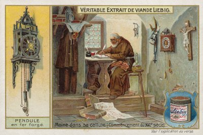 French Meat Extract (Bouillon), Monk in Prison by French School