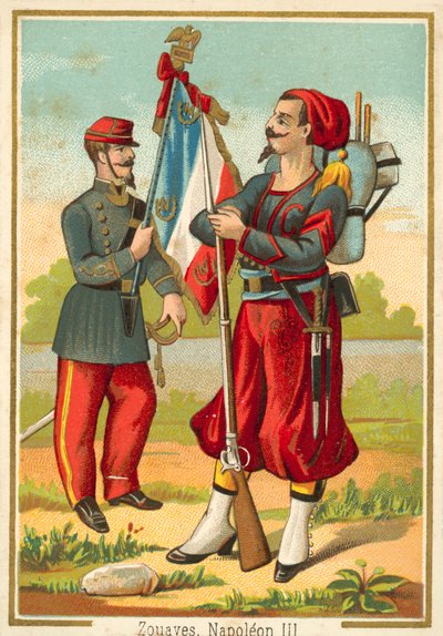 French Zouaves of the time of Napoleon III by French School