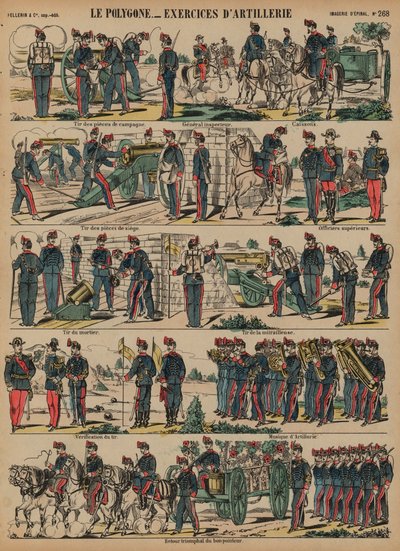 French Army Artillery Exercises, Le Polygone, Lorient, France by French School