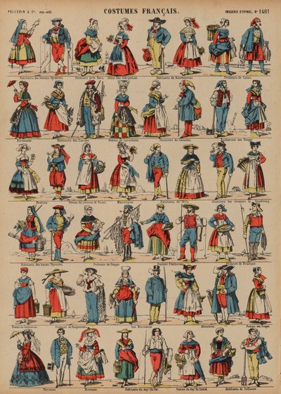French Costumes by French School