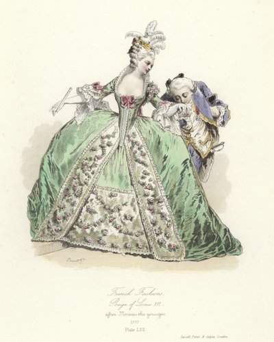 French Fashions, Reign of Louis XVI by French School
