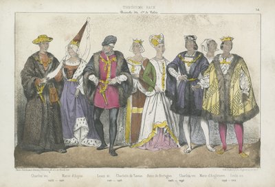 French Kings and Queens of the 15th and 16th Century by French School