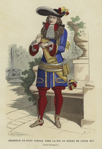 French nobleman of the 18th Century, towards the end of the reign of Louis XIV by French School