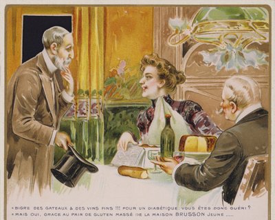 French Trade Card Advertising Brusson Jeune