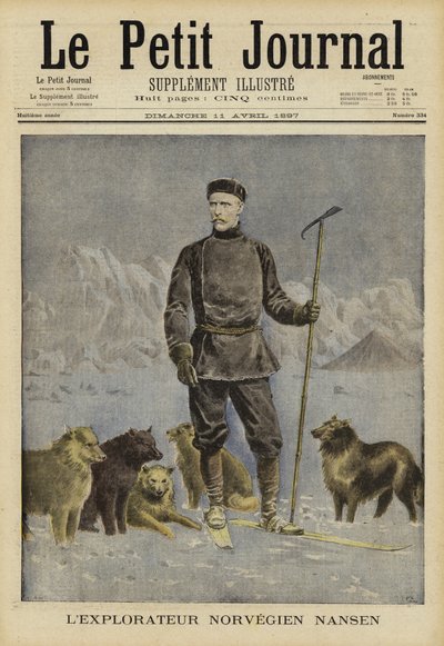 Fridtjof Nansen, Norwegian explorer by French School