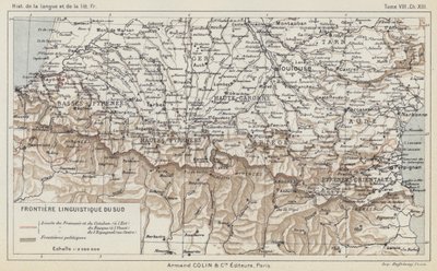 Southern Linguistic Border by French School