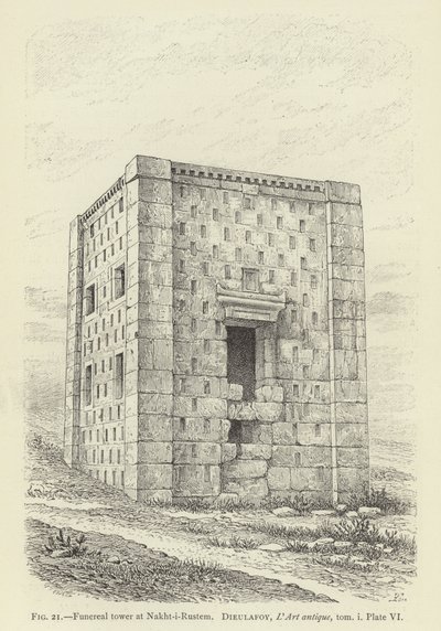 Funereal Tower at Nakht-i-Rustem by French School