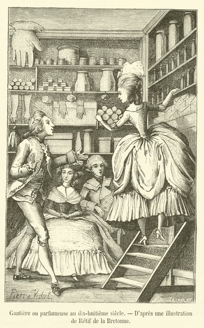 Glovemaker or Perfumer in the Eighteenth Century by French School