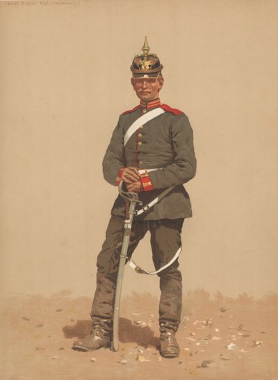 Guard Dragoon, Regiment, Watch Uniform by French School