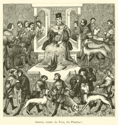Gaston, Count of Foix, called Phoebus (engraving) by French School