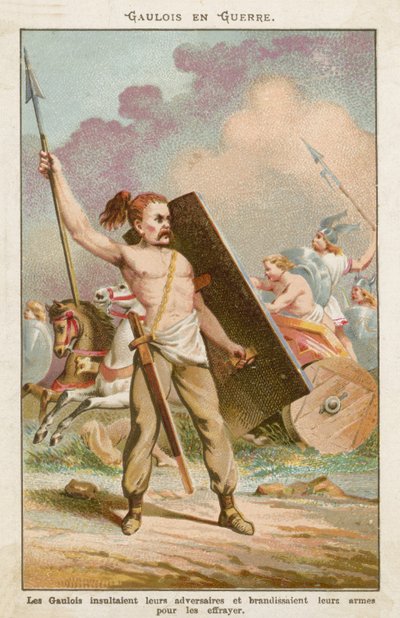 Gaulish Warriors by French School