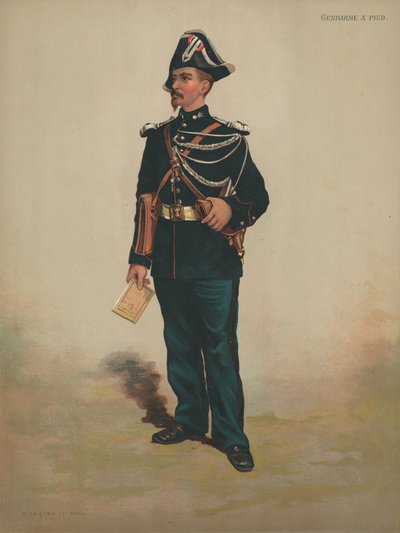 Foot Gendarme by French School