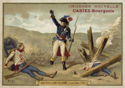 General Augereau at the Battle of Castiglione, Italy, 3-5 August 1796 by French School