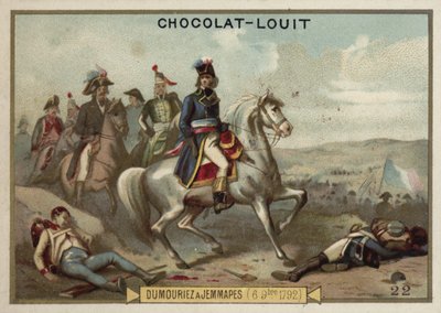 General Dumouriez at the Battle of Jemappes, 6 November 1792 by French School