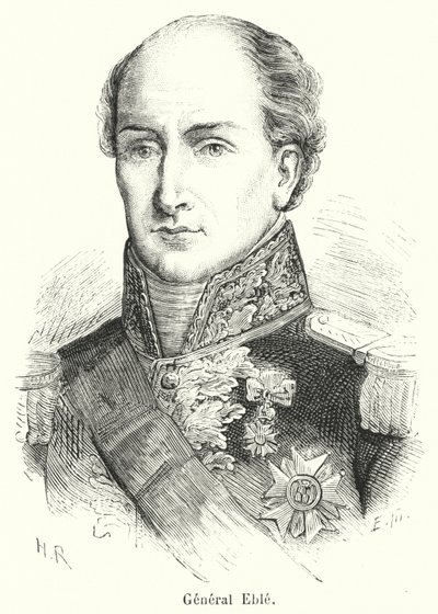 General Eble (engraving) by French School