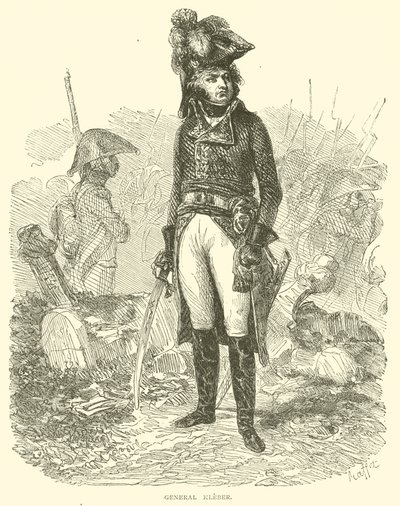 General Kleber (engraving) by French School