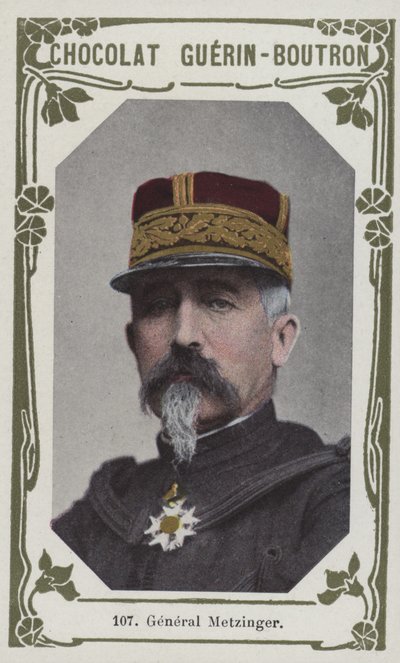 General Metzinger by French School