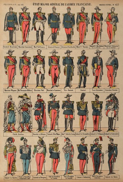 General Staff of the French Army by French School