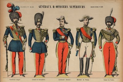 Generals and Senior Officers in the French Army by French School
