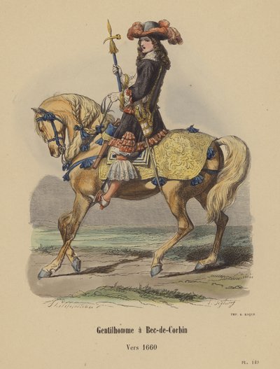 Gentleman with Bec-de-Corbin, Around 1660 by French School
