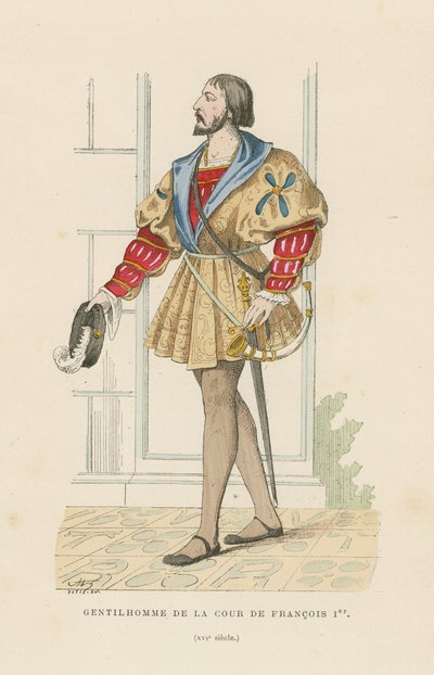 Gentleman of the court of Francis I of France by French School