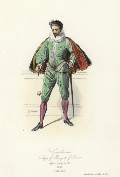 Gentleman of the reign of Henry III of France by French School