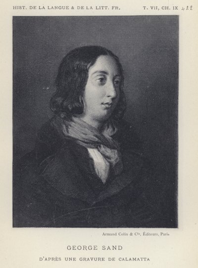 George Sand by French School