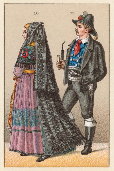 Germany Tyrol Costume by French School