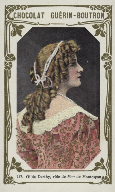 Gilda Darthy, role of Madame de Montespan by French School