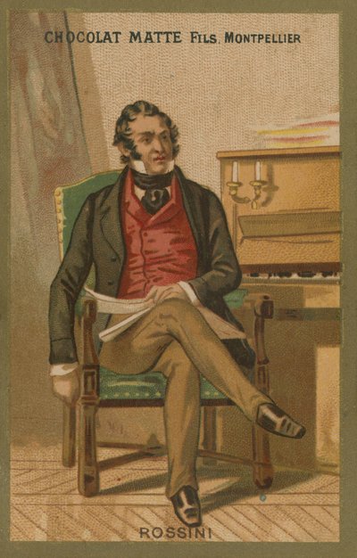 Gioachino Rossini by French School