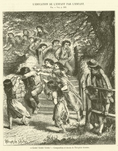 Greedy! Greedy! Greedy! (engraving) by French School