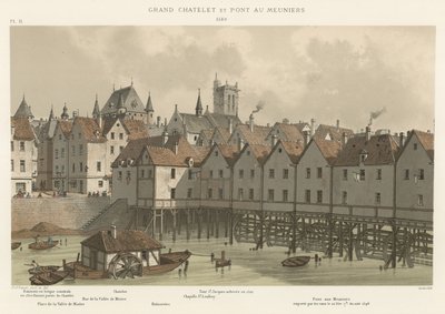Grand Châtelet and Pont au Meuniers, 1580 by French School