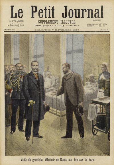 Grand Duke Vladimir of Russia Visiting Paris Hospitals, 1897 by French School